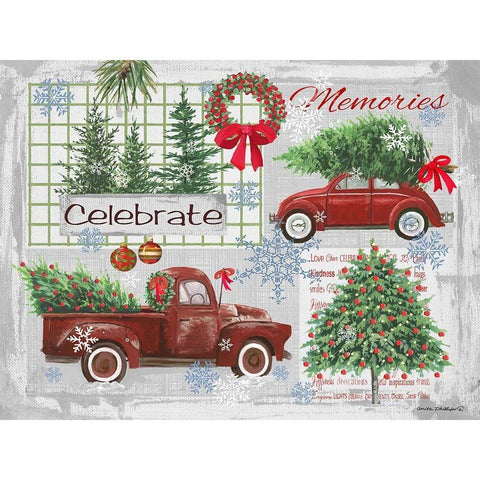 Nostalgia I White Modern Wood Framed Art Print by Phillips, Anita