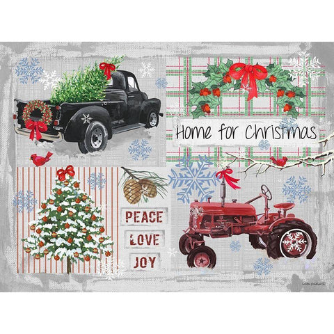 Nostalgia II Black Modern Wood Framed Art Print by Phillips, Anita