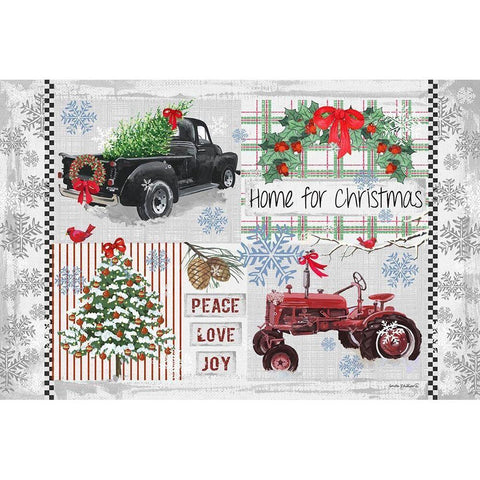 Nostalgia III Black Modern Wood Framed Art Print with Double Matting by Phillips, Anita