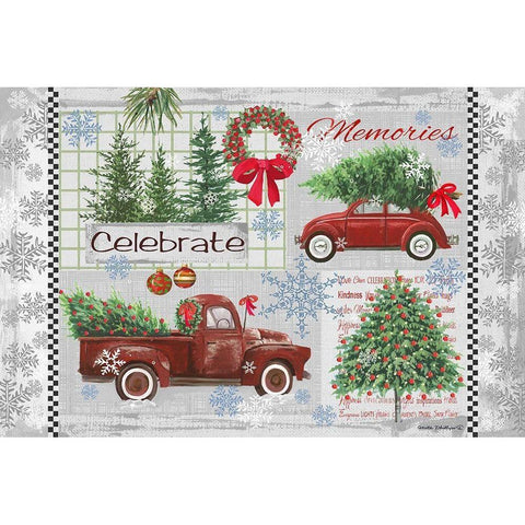 Nostalgia IV Black Modern Wood Framed Art Print by Phillips, Anita