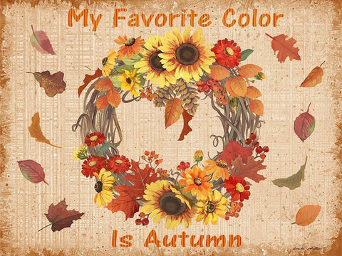 My Favorite Color Black Ornate Wood Framed Art Print with Double Matting by Phillips, Anita