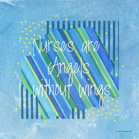 Angels No Wings Black Modern Wood Framed Art Print by Phillips, Anita