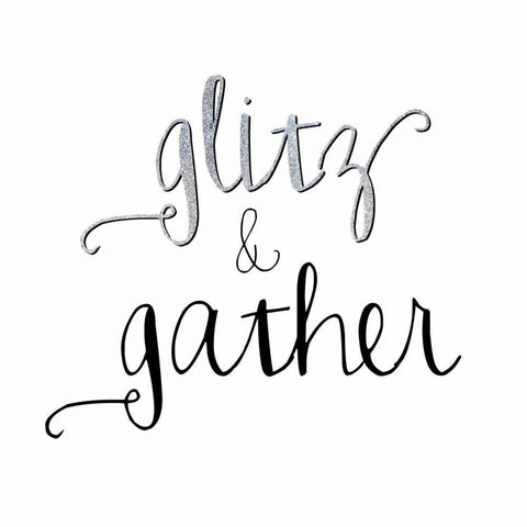 Glitz and Gather White Modern Wood Framed Art Print with Double Matting by Hutchins, Ashley