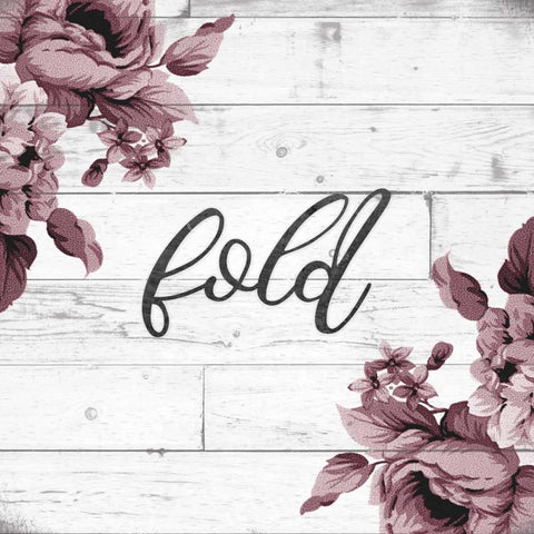 Fold Script Black Modern Wood Framed Art Print with Double Matting by Hutchins, Ashley