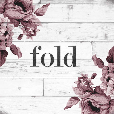 Fold White Modern Wood Framed Art Print with Double Matting by Hutchins, Ashley