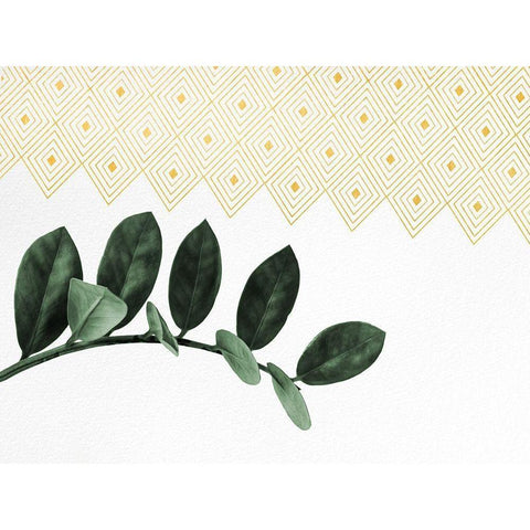 Forest White Modern Wood Framed Art Print by Hutchins, Ashley