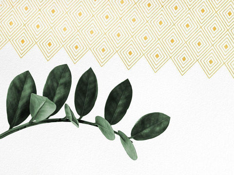 Forest White Modern Wood Framed Art Print with Double Matting by Hutchins, Ashley