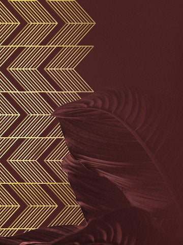 Red II Black Ornate Wood Framed Art Print with Double Matting by Hutchins, Ashley