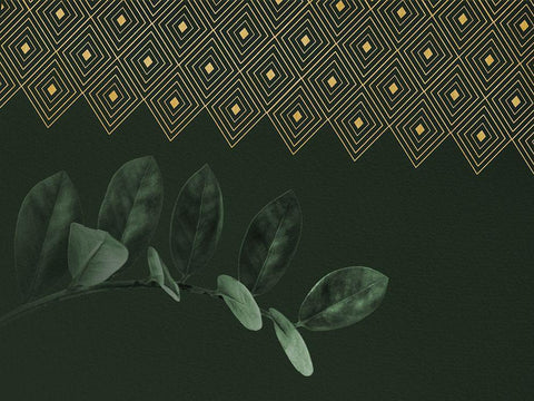 Forest II White Modern Wood Framed Art Print with Double Matting by Hutchins, Ashley