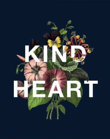 Kind Heart Black Ornate Wood Framed Art Print with Double Matting by Perrenoud, Aubree