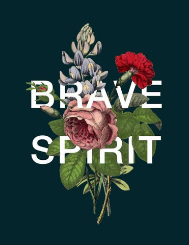 Brave Spirit Black Ornate Wood Framed Art Print with Double Matting by Perrenoud, Aubree
