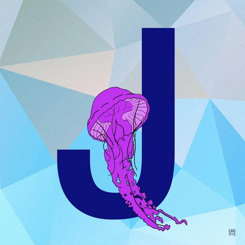 J White Modern Wood Framed Art Print by Perrenoud, Aubree