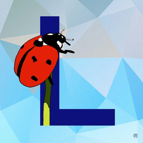 L Black Modern Wood Framed Art Print with Double Matting by Perrenoud, Aubree