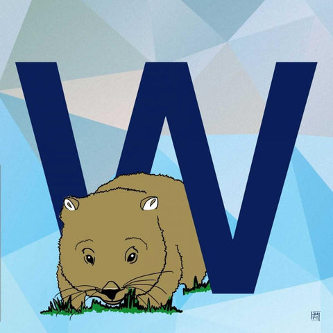 W Gold Ornate Wood Framed Art Print with Double Matting by Perrenoud, Aubree