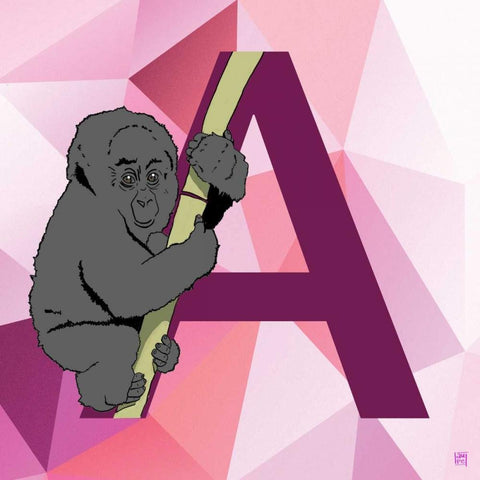 A Black Modern Wood Framed Art Print with Double Matting by Perrenoud, Aubree