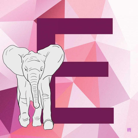 E Gold Ornate Wood Framed Art Print with Double Matting by Perrenoud, Aubree