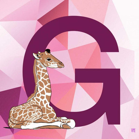 G Black Modern Wood Framed Art Print with Double Matting by Perrenoud, Aubree