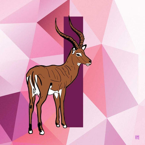 I White Modern Wood Framed Art Print by Perrenoud, Aubree