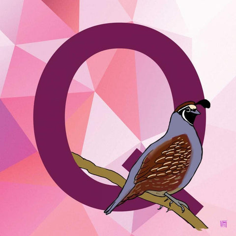 Q Black Ornate Wood Framed Art Print with Double Matting by Perrenoud, Aubree