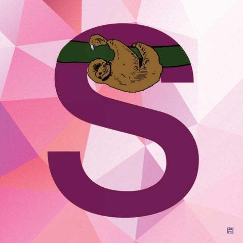 S White Modern Wood Framed Art Print by Perrenoud, Aubree