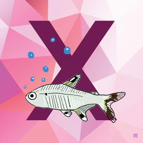 X White Modern Wood Framed Art Print by Perrenoud, Aubree