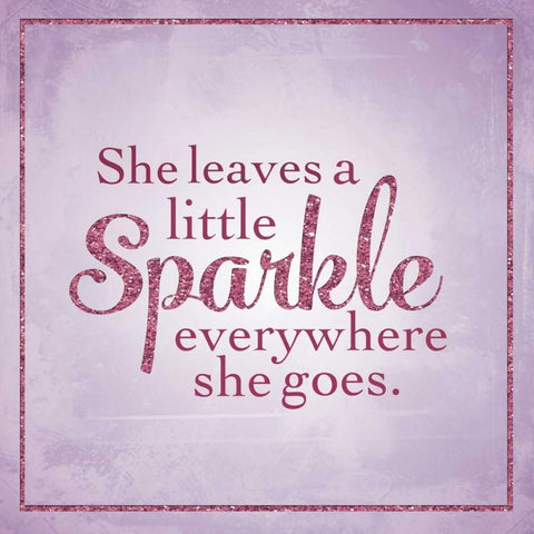 Sparkle White Modern Wood Framed Art Print with Double Matting by Perrenoud, Aubree