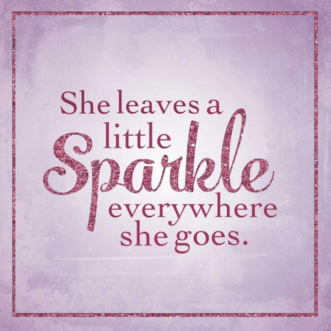 Sparkle Black Modern Wood Framed Art Print by Perrenoud, Aubree