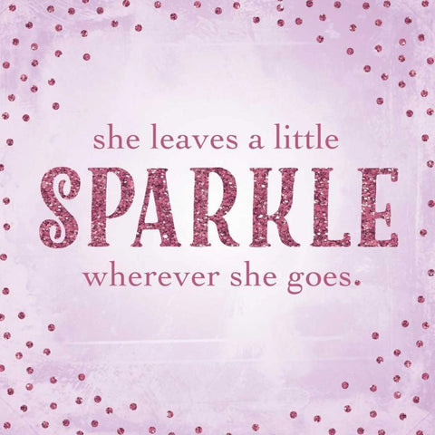 Sparkle II Gold Ornate Wood Framed Art Print with Double Matting by Perrenoud, Aubree