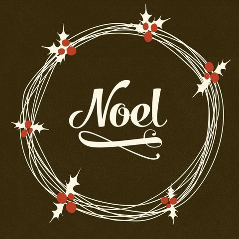 Noel Black Ornate Wood Framed Art Print with Double Matting by Perrenoud, Aubree