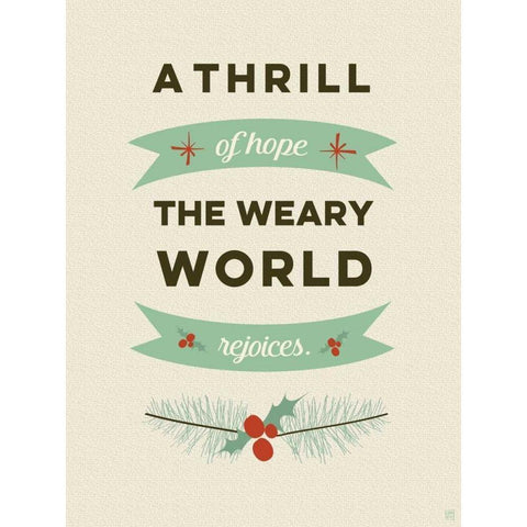 Rejoices White Modern Wood Framed Art Print by Perrenoud, Aubree