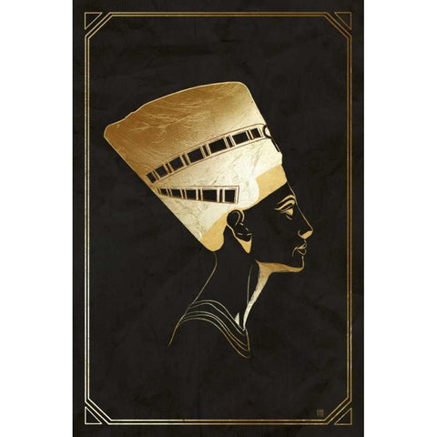 Queen Black Modern Wood Framed Art Print with Double Matting by Perrenoud, Aubree