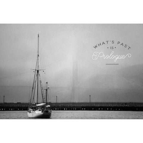 Prologue Black Modern Wood Framed Art Print by Perrenoud, Aubree