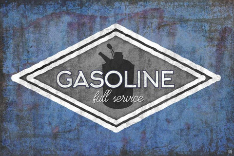 Gasoline White Modern Wood Framed Art Print with Double Matting by Perrenoud, Aubree