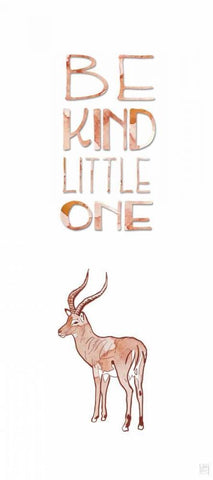 Kind Little One White Modern Wood Framed Art Print with Double Matting by Perrenoud, Aubree