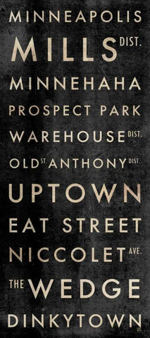 Minneapolis Subway Black Ornate Wood Framed Art Print with Double Matting by Perrenoud, Aubree