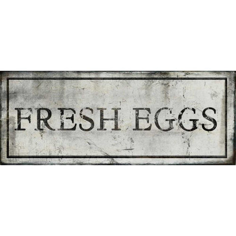 Fresh Eggs White Modern Wood Framed Art Print by Perrenoud, Aubree