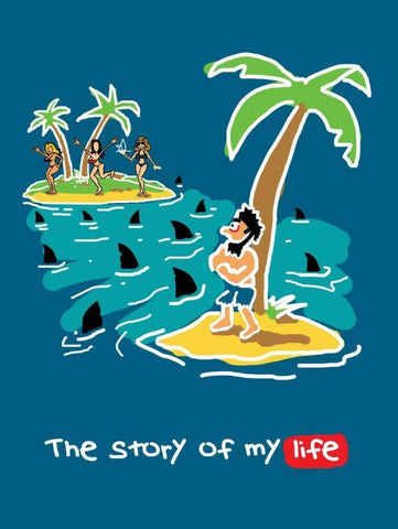 My Life Black Ornate Wood Framed Art Print with Double Matting by Baldwin, Jim