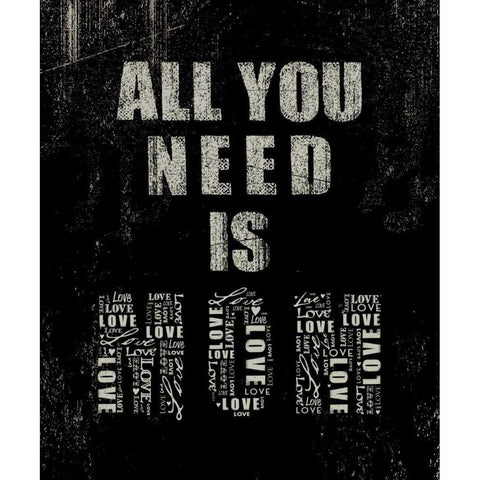 All You Need is Mom Black Modern Wood Framed Art Print by Baldwin, Jim