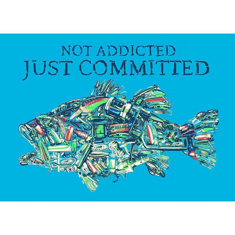 Committed White Modern Wood Framed Art Print by Baldwin, Jim