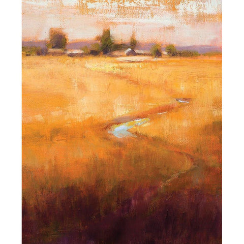 Far Off View Black Modern Wood Framed Art Print with Double Matting by Candy Rideout