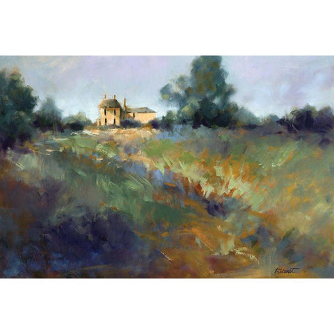 Tuscan Home Gold Ornate Wood Framed Art Print with Double Matting by Candy Rideout