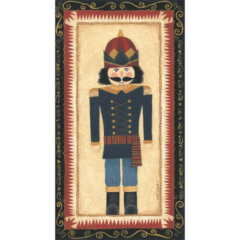Nutcracker II White Modern Wood Framed Art Print by Shamp, Cindy