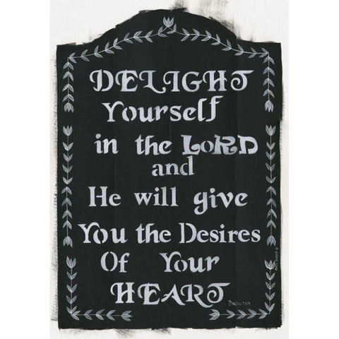 Delight Yourself White Modern Wood Framed Art Print by Shamp, Cindy