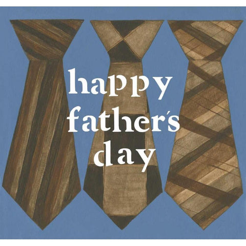Happy Fathers Day Black Modern Wood Framed Art Print by Shamp, Cindy