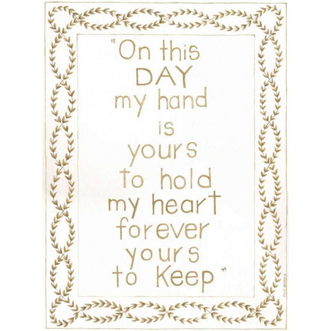 On This Day Black Modern Wood Framed Art Print with Double Matting by Shamp, Cindy