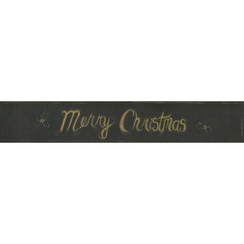 Merry Christmas White Modern Wood Framed Art Print by Shamp, Cindy