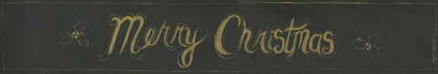 Merry Christmas White Modern Wood Framed Art Print with Double Matting by Shamp, Cindy