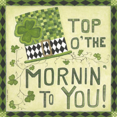 Top of the Morning Black Ornate Wood Framed Art Print with Double Matting by Shamp, Cindy