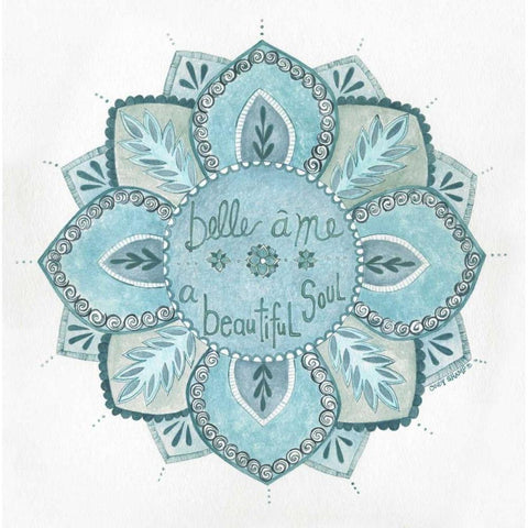 Beautiful Song White Modern Wood Framed Art Print by Shamp, Cindy