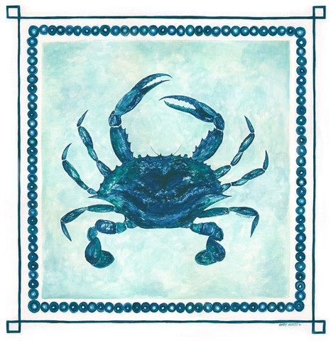Crab II Frame White Modern Wood Framed Art Print with Double Matting by Shamp, Cindy